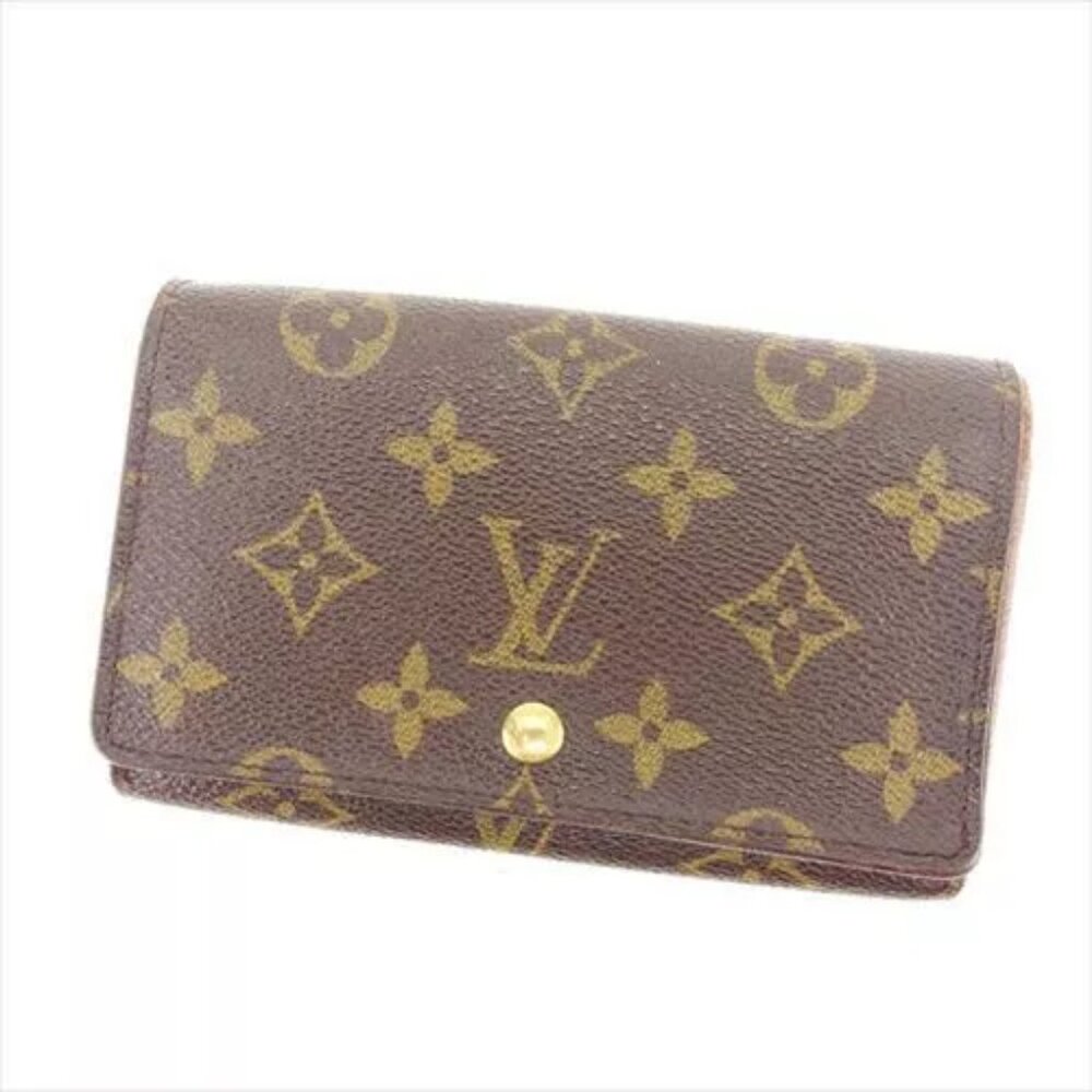 Louis Vuitton Wallet Purse Monogram Brown Woman Authentic Used